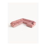 S Home Design Concept Molly Xl Köşe Koltuk Takımı Sağ Köşe Fitilli Gül Kurusu