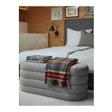 S Home Design Concept Sundea Puf / Bench, Teddy, Gri