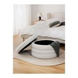 S Home Design Concept Sundea Teddy Sandıklı Puf Teddy Beyaz