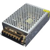 S Line 12V 10A 120W Metal Kasa Adaptör - Şerit LED ve Kamera Trafosu - Metalik Gri