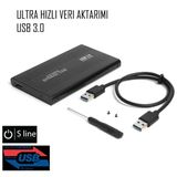 S Line 2,5" Harici Sata Hdd/Ssd Kutusu - Td-202