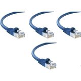S-Link Cat6 Mavi 40 Metre RJ45 Lan Kablosu Uçları Hazır Takılı Bilgisayar Modem Internet Ethernet Kablosu