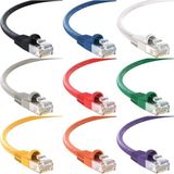 S-Link Cat6 Sarı 20 Metre RJ45 Lan Kablosu Uçları Hazır Takılı Bilgisayar Modem Internet Ethernet Kablosu