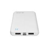 S-Link G12N 10000MAH Micro+Usb+ Type-C Giriş+Çıkış Taşınabilir Pil Şarj Cihazı Powerbank - Beyaz