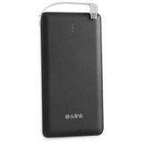 S-Link IP-1011 10000 mAh 2.1A-1A Çift Çıkışlı Taşınabilir Şarj Cihazı Siyah