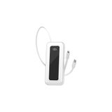 S-Link IP-G10M 10000MAH PD35W Makaralı Beyaz LCD Taşınabilir Pil Şarj Cihazı Powerbank