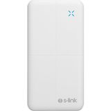 S-Link IP-G12N 10000MAH Micro+Usb+ Type-C Giriş+Çıkış Beyaz. Taşınabilir Pil Şarj Cihazı Powerbank