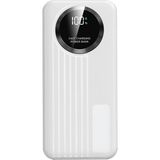 S-Link IP-G220 20000MAH PD20W+QC3.0 Dahili Kablolu Beyaz LCD Taşınabilir Pil Şarj Cihazı Powerbank - Siyah
