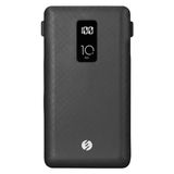 S-Lınk Ip-T100c Powerbank Lcd 10000Mah Lightning Type C Kablolu Powerbank Siyah Lcdli Taşınabilir Güç Kaynağı