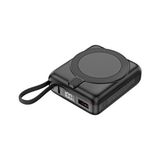 S-Link M10L 10000MAH Powerbank Siyah 15W Magsafe Hızlı Şarj 22.5W PD ve QC3.0 Çıkış Gücü