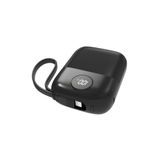 S-link MP110 10000mAh PD 22.5W Siyah Powerbank – Type-C + Lightning Kablolu LCD Göstergeli Taşınabilir Hızlı Şarj Cihazı
