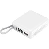 S-link P335 10000mAh PD35W+QC30W-HSC22,5W Beyaz LCD Taşınabilir Pil Şarj Cihazı Powerbank - Gri