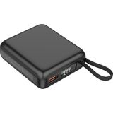S-Link P335 10000MAH PD35W+QC30W-HSC22,5W Siyah LCD Taşınabilir Pil Şarj Cihazı Powerbank