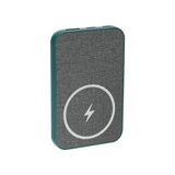 S-link P50 5000mAh PRM PD22.5W+QC3.0 Magsafe 15W Kablosuz Standlı Yeşil Taşınabilir Pil Şarj Cihazı Powerbank