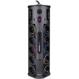 S-link Prz01 PrizHive 3M 1860 Joule 1.5mm 1 Usb TypeC 2.1A/5V 16A 250V 3680W 10'lu Akım Korumalı Priz Siyah