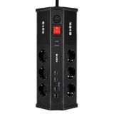 S-Link Prz03 Prizhive 3 Metre 630 Joule 3X1.5mm 2Xusb 2Xtype C 2.4A/5V 250V 16A/3860W 6 Lı Akım Korumalı Priz