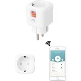 S-Link SL-01 Akıllı Priz 16A Beyaz Wi-Fi Tuya Uyumlu,Çocuk Korumalı,Uzaktan Kontrollü