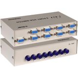 S-Link SL-158C 8x1 Port VGA Switch (8 Giriş - 1 Çıkış) - 1 Adet - Çok Renkli