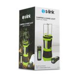S-Link SL-8701 Ayrılabilir Mini El Fenerli Yeşil Ledli Kamp Feneri
