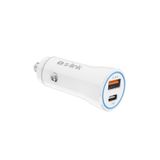 S-link SL-AC55PD 32W PD + USB QC3.0 Beyaz Araç Şarj Cihazı