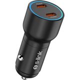 S-Link Sl-Ac60 60W Pd 3.0 Pd 30W + Pd30w Siyah Araç Şarj Cihazı