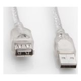S-Link Sl-Af2005 5 Metre Şeffaf USB 2.0 Uzatma Kablosu Hızlı Veri Aktarımı İçin Uygun