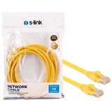S-Link SL-CAT605YE Cat6 5 Metre RJ45 Patch Network Ethernet Internet Kablosu - Yok
