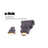S-Link Sl-Dvı245 Hdmı To 24+1 F Dvı Çevirici