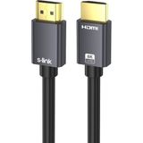 S-link SL-HM8K15 HDMI TO HDMI 1,5m v2.1 8K60 HZ 4K 120HZ Kablo - 1,5 m - Siyah