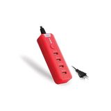 S-Link Sl-M4 Akıllı Telefon Ve Tablet 4000Mah 4 Usb Port Kırmızı Ev Şarj Adaptör (Kdo)