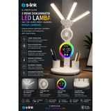 S-Link Sl-M9070 Çok Fonksiyonlu Masa Lambası