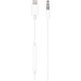 S-Link SL-TA55 1m 3.5mm To Lightning Ses Kablosu - Beyaz