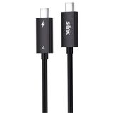 S-link SL-TC401 Thunderbolt 4.0 1m 8k 60Hz PD100W TypeC to TypeC 40Gbps Hızlı Data Kablosu (KDO)