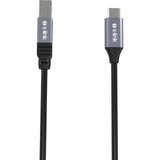 S-Link SL-U2004 Type-C To Usb-B Yazıcı Kablosu, 1.5 Metre USB C Metal Başlıklı Siyah Printer Ka - Çok Renkli