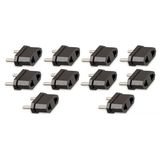 S-Link Sl-W260 10 Adet Türk-Amerikan Priz Çevirici Adaptör 10Lu Fiş