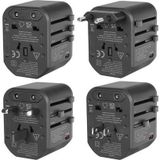 S-Link SL-WL20PD 2-USB 2.4A + PD 20W Yedek Akım Sigortalı 100-240V Universal Çevirici Priz Adaptör