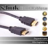 S-Link SLX-280 1.5 Mt Gold Kılıflı HDMI Kablo