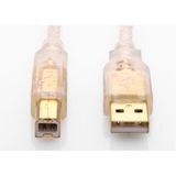 S-Link SLX-328 3 Metre Altın Usb 2.0 Am/Bm Yazıcı Kablosu