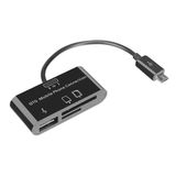 S-Link SMG-423 Micro USB to Cep Tel Kart Okuyucu ve HUB Çevirici
