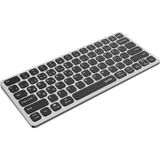 S-Link SW-K801 Siyah USB 8 In 1 USB Q Klavye 2*usb, Hdmı, Type-C, Aux, Tf ve Sd Okuyuculu Hub Klavye - Gri