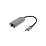S-LINK SW-U336 Gri Metal Type-C to RJ45 10/100/1000Mbps Gigabit Çevirici Adaptör