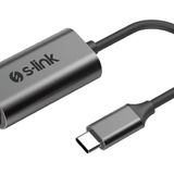 S-Link SW-U514 Gri Metal Type-C to VGA Adaptör