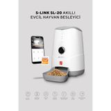 S-Link Swapp Sl-20 720P HD Wi-Fi Tuya Destekli Kameralı Akıllı Evcil Hayvan Besleyici