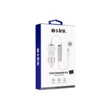 S-Link Swapp SW-C535 1 Usb + Micro Usb 12-24 Volt 3.1 Amper Kablolu Araç Şarj Cihazı