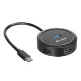 S-link Swapp SW-U340 Type-C to 4 Port Usb 3.0 Gri Çoğaltıcı Hub