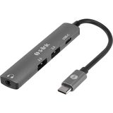 S-Link Swv-Usbc024 4 İn 1Typec To 2*Usb2.0 Usb-C, 3.5Mm Aux Port Typec Adaptör