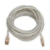 S-Link USB2.0 10M Şeffaf Yazıcı Kablosu
