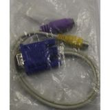 S-Link Xsy Vga Tos Kablo Rca-s Video 30cm Çevirici Kablo