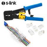 S-Link Yeni Nesil Pense+50 Adet Yeni Nesil Cat6 Jak 8P8C/Rj-45. 6