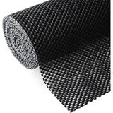 's Mutfak Için Raf Astarı, 30X200 cm Güçlü Tutuşlu Raf Kaplaması, Yapışkansız Dolap ve Raf Astarı, Dayanıklı Pvc Çekmece Astarı, Buzdolabı Dolap ve Masa Için Siyah - 001-Renkli